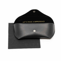 DIFF EYEWEAR: BECKY IV BLACK + GRAY POLARIZED SUNGLASSES