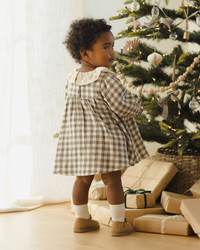 QUINCY MAE: CALLIE DRESS || FOREST CHECK