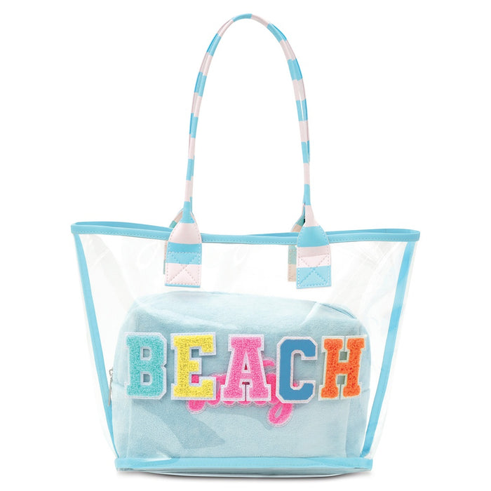 ISCREAM: BEACH CLEAR TOTE BAG 2-PIECE SET