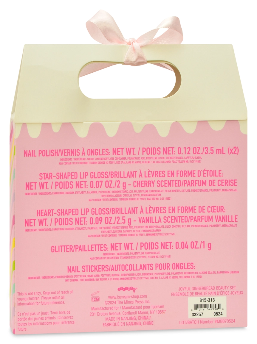 ISCREAM: JOYFUL GINGERBREAD BEAUTY SET