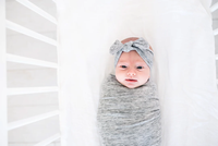 COPPER PEARL: ASHER KNIT HEADBAND BOW