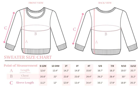MILA & ROSE: CANDY CANES SWEATER
