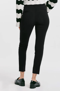 DEAR JOHN: MONICA HIGH RISE CROPPED SKINNY LEGGING - BLACK