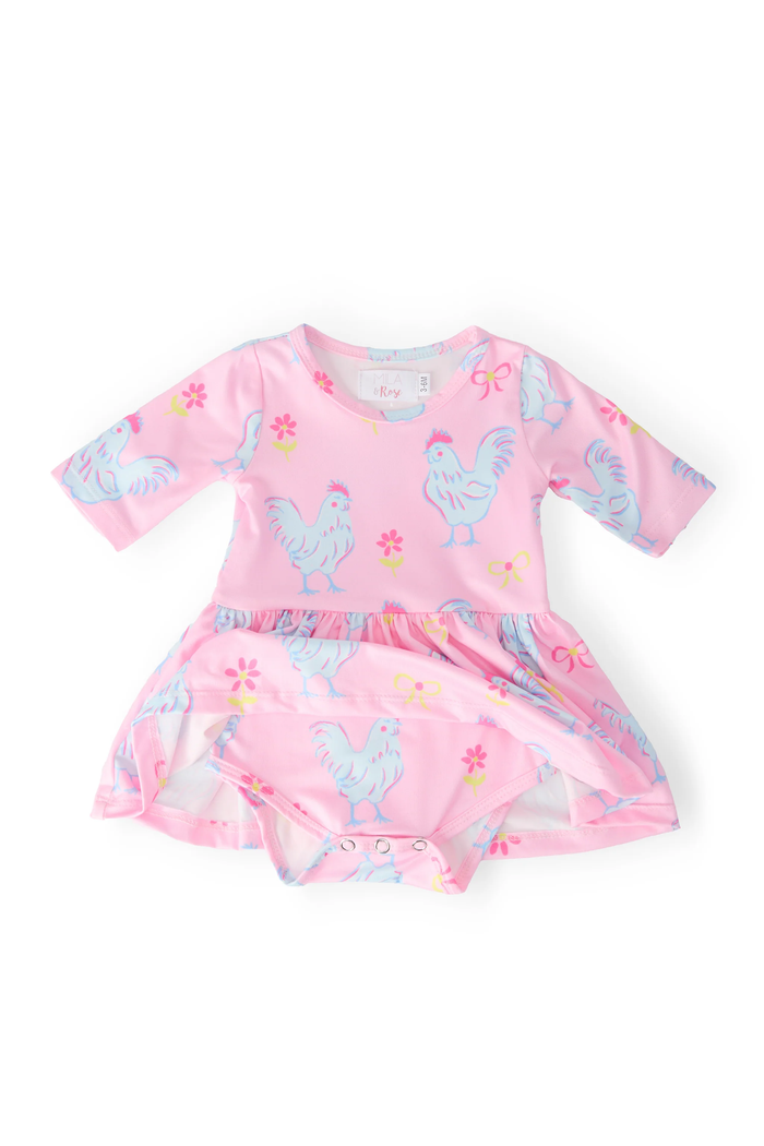 MILA & ROSE: LITTLE MISS CHICKIE TWIRL BODYSUIT
