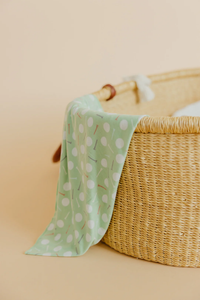 COPPER PEARL: BOGEY KNIT SWADDLE BLANKET