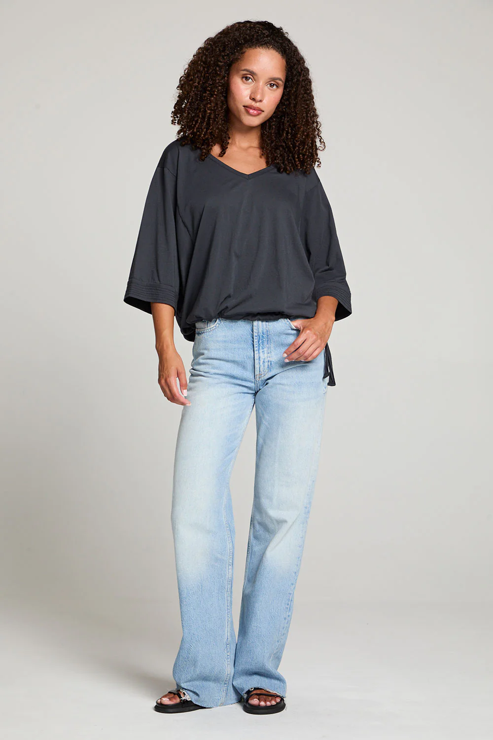 CHASER: GIANNA TEE - LICORICE BLACK