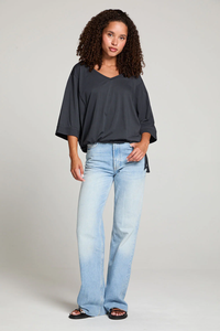 CHASER: GIANNA TEE - LICORICE BLACK