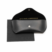 DIFF: SLOANE - BLACK + GREY GRADIENT POLARIZED SUNGLASSES
