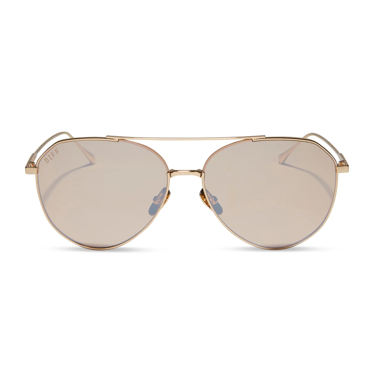 DIFF: DASH - GOLD HONEY CRYSTAL FLASH SUNGLASSES