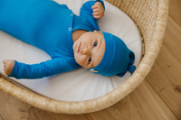 COPPER PEARL: BLUEBERRY TOP KNOT HAT