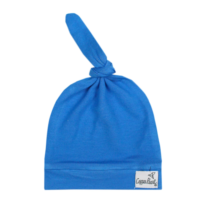 COPPER PEARL: BLUEBERRY TOP KNOT HAT