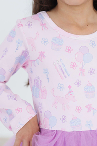 MILA & ROSE: PARTY PRINCESS LONG SLEEVE TUTU DRESS