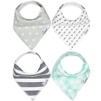 COPPER PEARL: TRIBE BANDABA BIB (4-PACK)