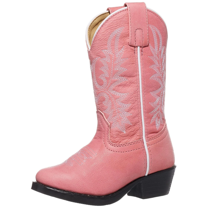 SMOKY MOUNTAIN BOOTS: YOUTH GIRLS' DENVER COWBOY BOOTS - PINK