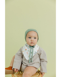 COPPER PEARL: GOOSIE BANDANA BIB SET (4-PACK)