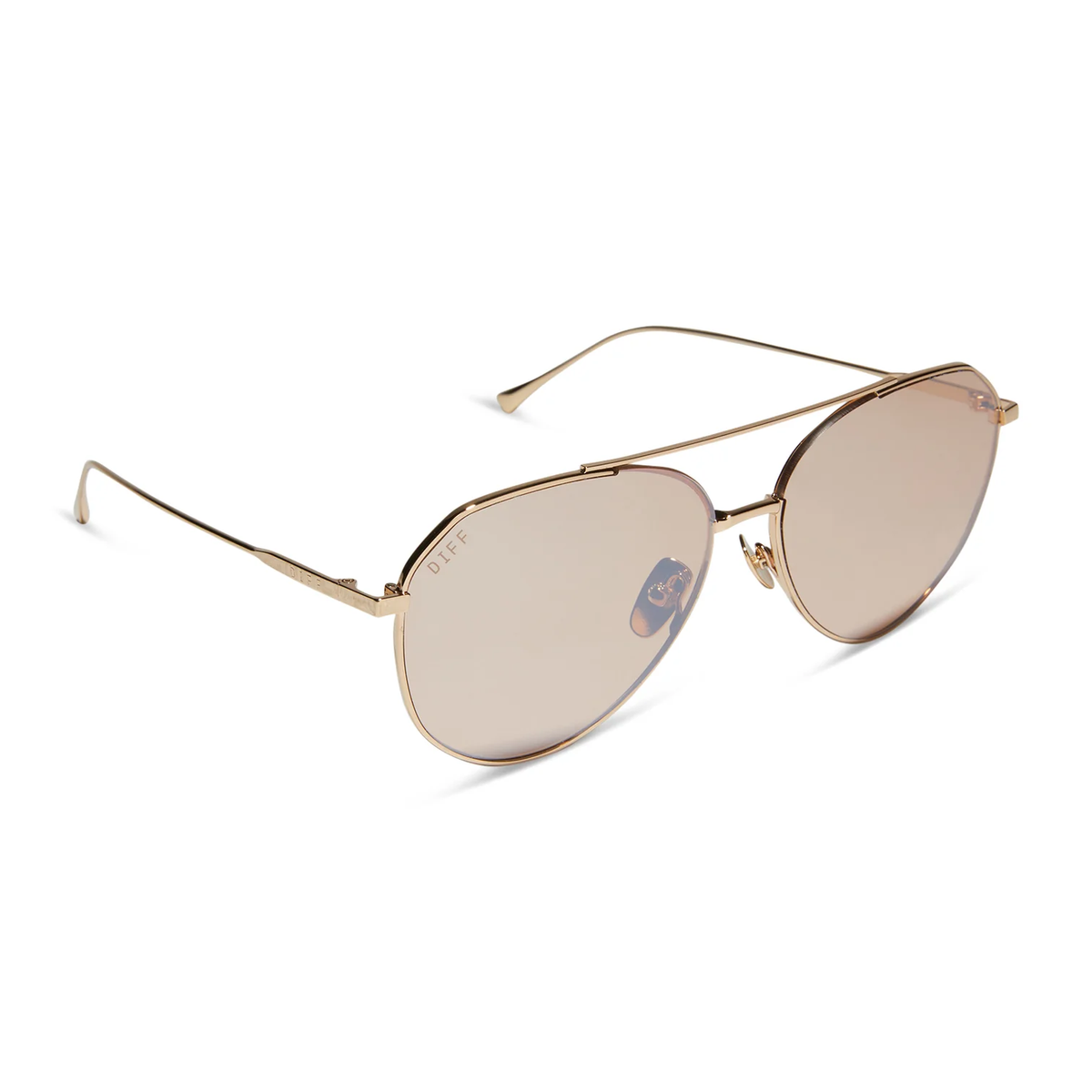 DIFF: DASH - GOLD HONEY CRYSTAL FLASH SUNGLASSES