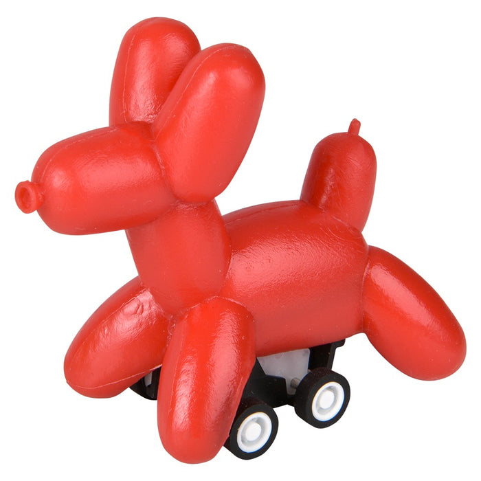 2.5" PULL BACK BALLOON DOG