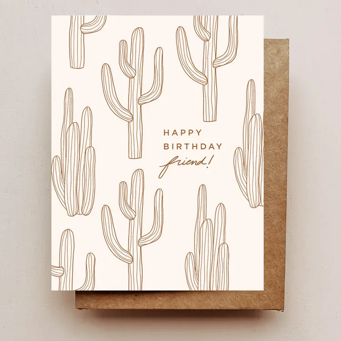 MADDON PAPER CO: CACTUS BIRTHDAY CARD