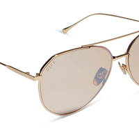 DIFF: DASH - GOLD HONEY CRYSTAL FLASH SUNGLASSES
