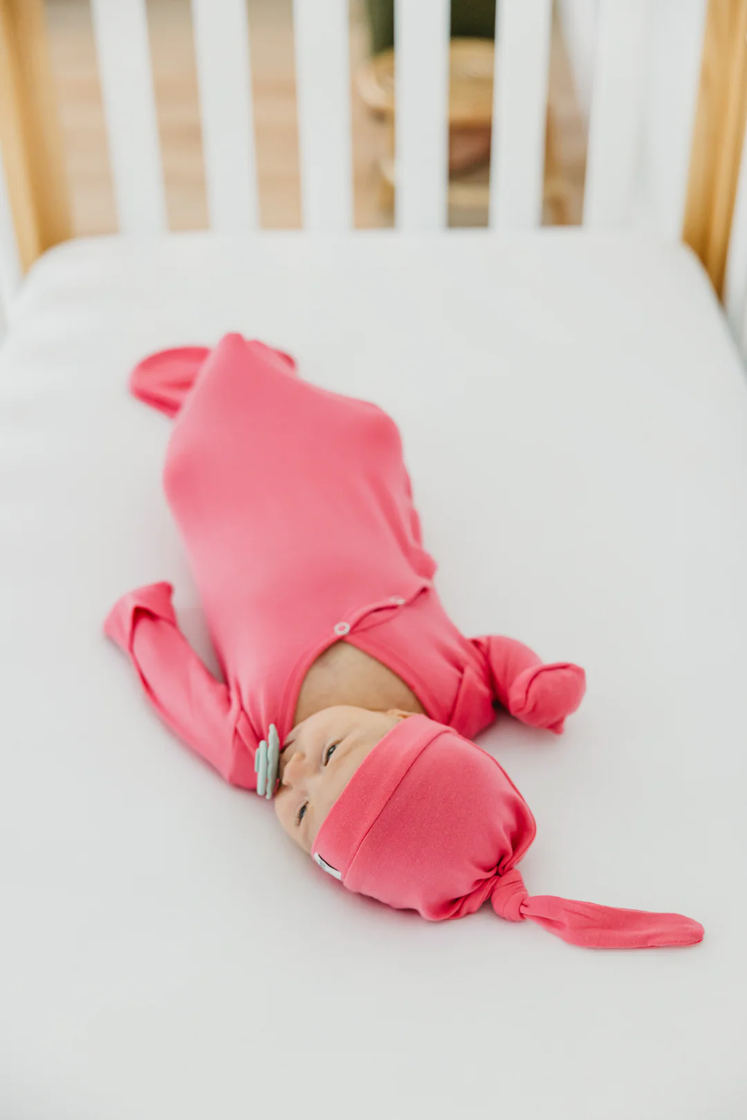 COPPER PEARL: FLAMINGO TOP KNOT HAT