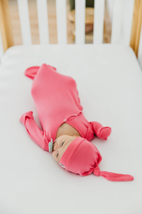 COPPER PEARL: FLAMINGO TOP KNOT HAT