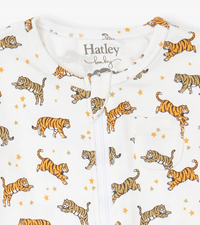 HATLEY:  CELESTIAL TIGERS BAMBOO SLEEPER - WHITE