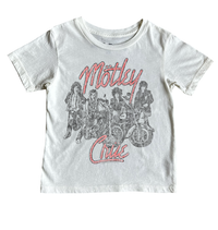 ROWDY SPROUT: MOTLEY CRUE TEE - VINTAGE WHITE