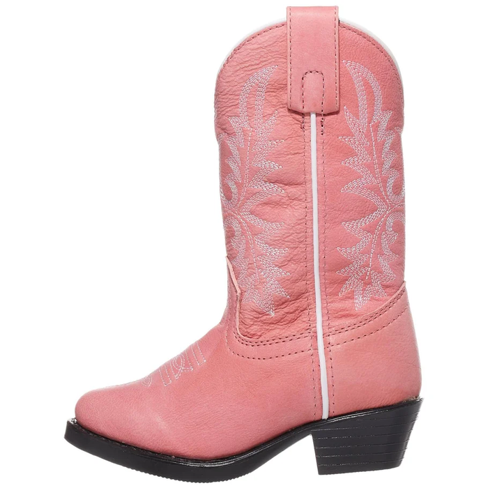 SMOKY MOUNTAIN BOOTS: YOUTH GIRLS' DENVER COWBOY BOOTS - PINK