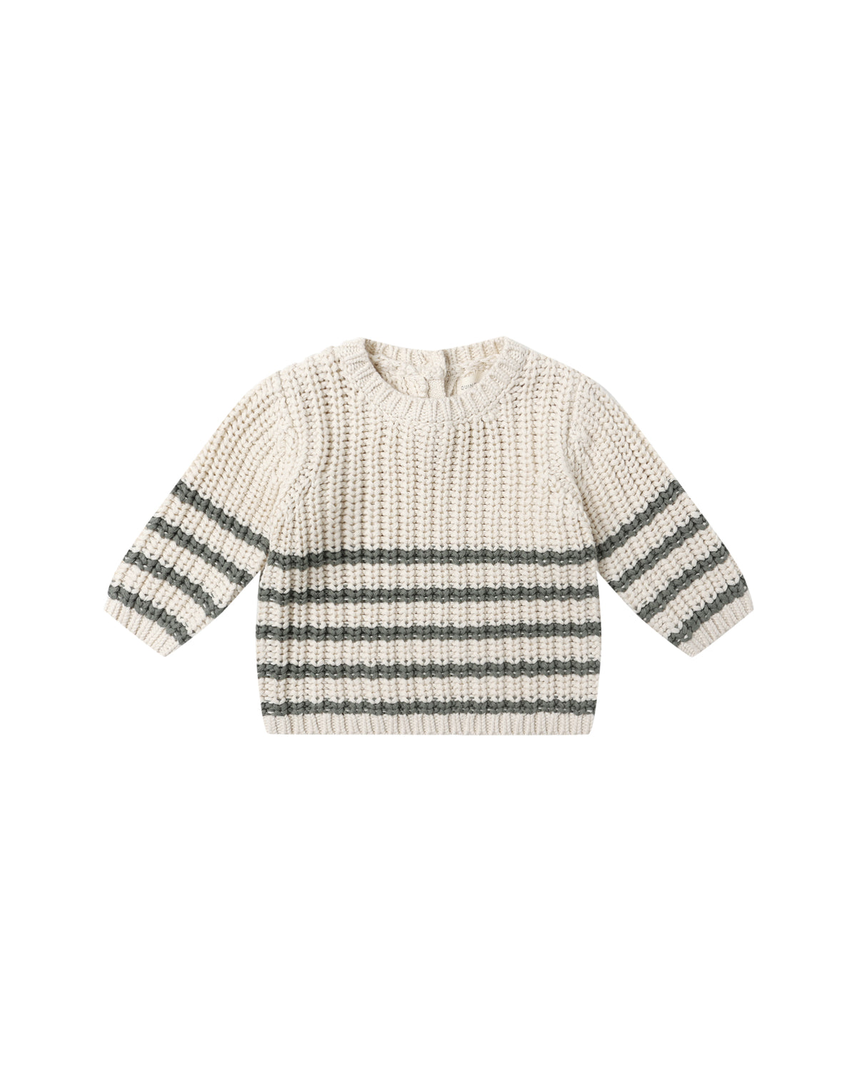QUINCY MAE: REX SWEATER || FOREST / NATURAL
