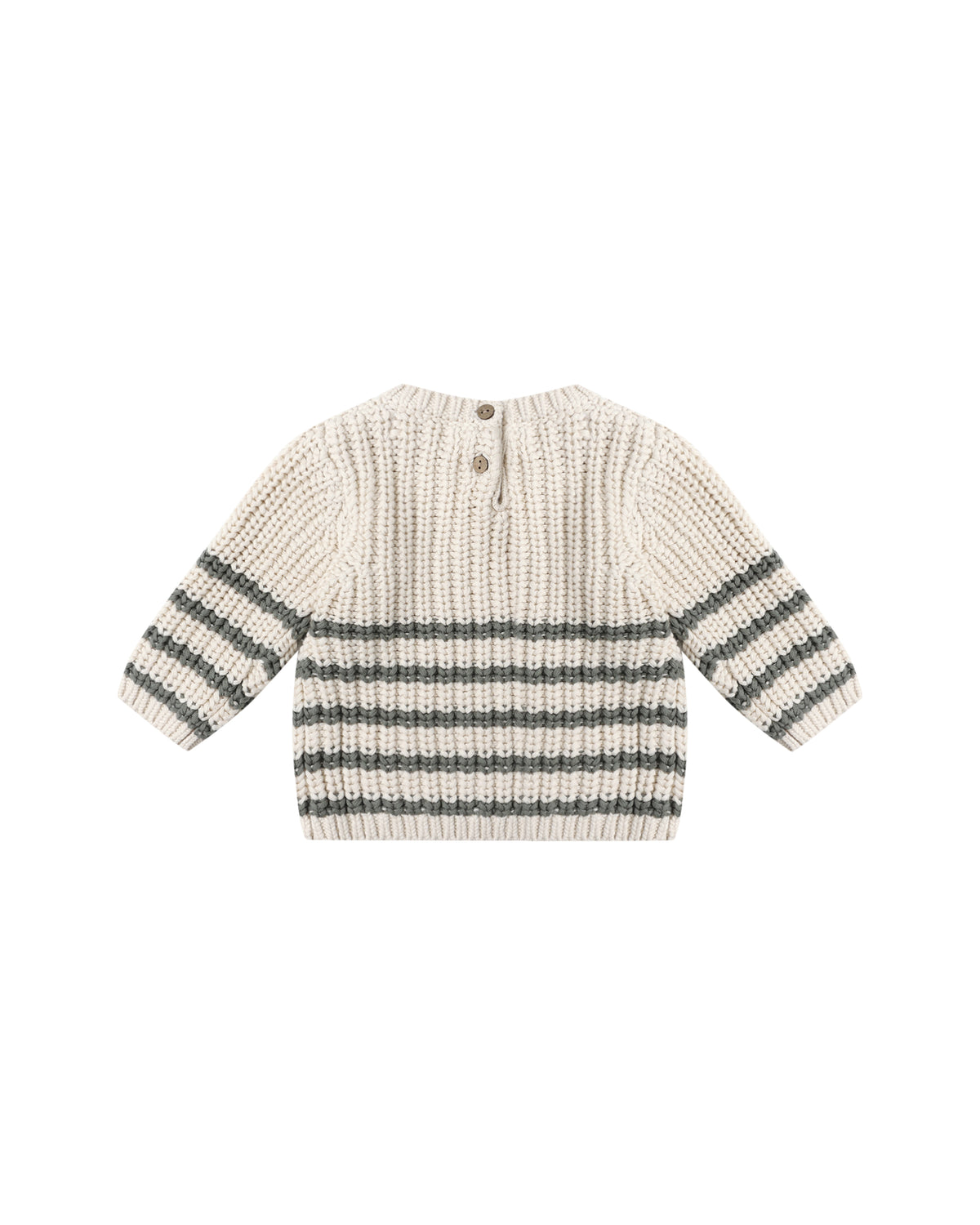 QUINCY MAE: REX SWEATER || FOREST / NATURAL