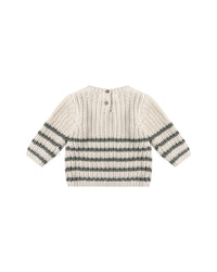QUINCY MAE: REX SWEATER || FOREST / NATURAL