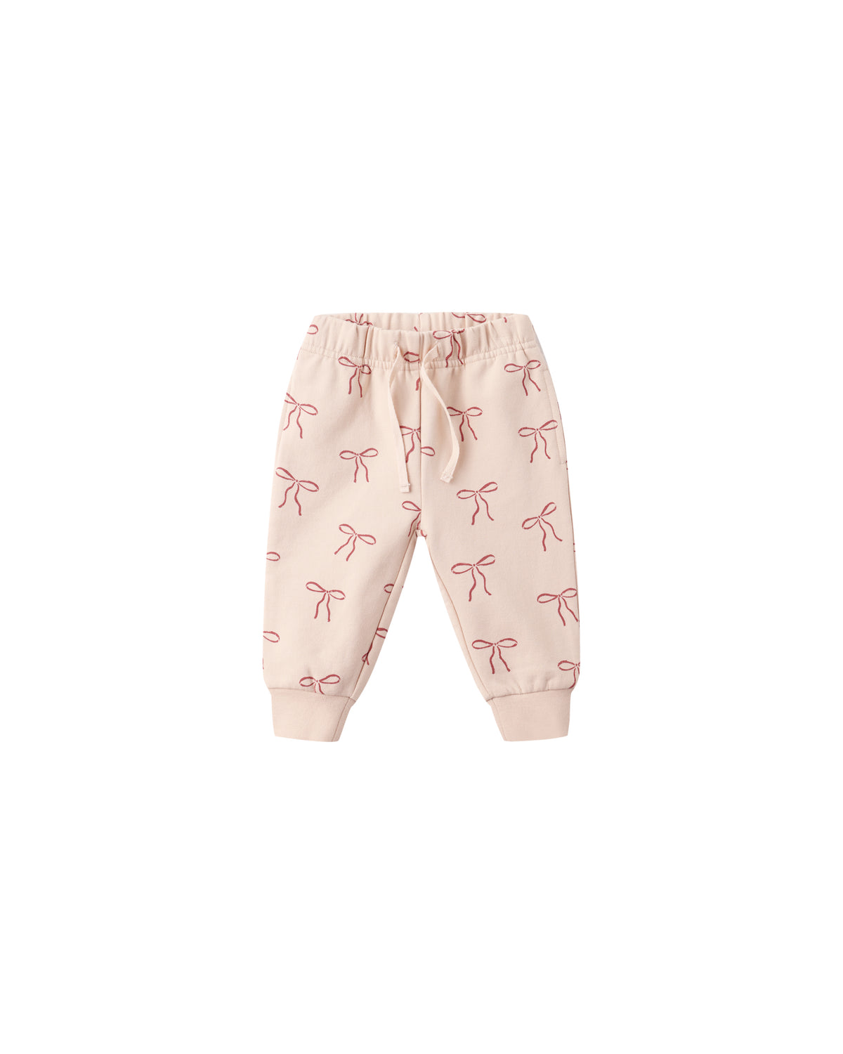 QUINCY MAE: RELAXED FLEECE SWEATSHIRT + SWEATPANT SET || RED BOWS ON ANTIQUE