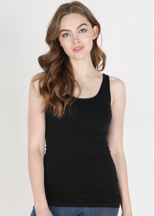 PLAIN BLACK TANK TOP