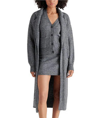 STEVE MADDEN: MARL CARDIGAN - HEATHER CHARCOAL