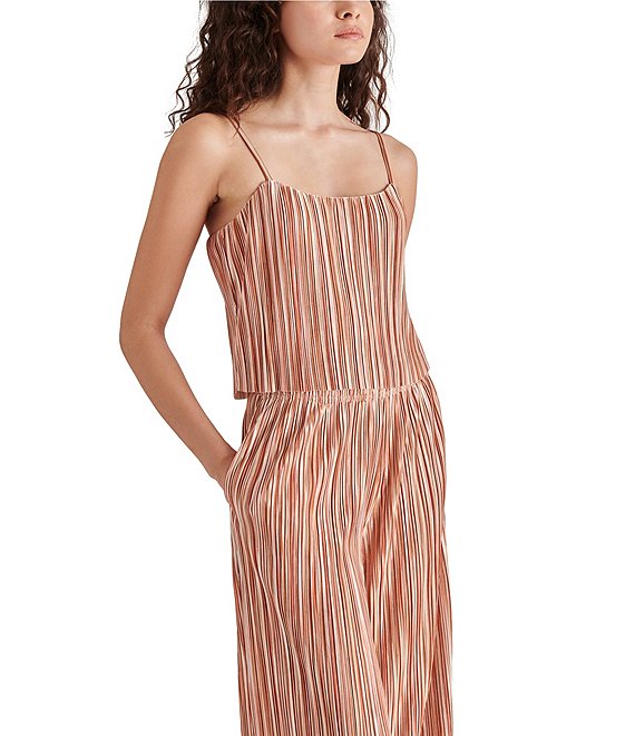 STEVE MADDEN: MOIRA TOP - PLISSE STRIPE