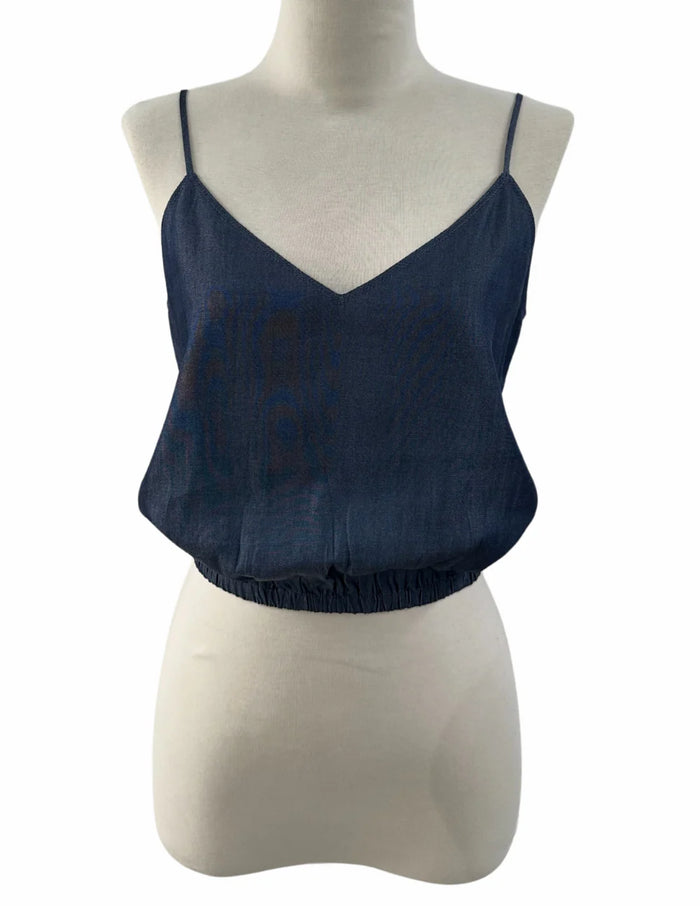 RESET BY JANE: LILAH TOP - DARK INDIGO