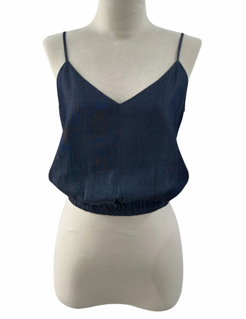 RESET BY JANE: LILAH TOP - DARK INDIGO