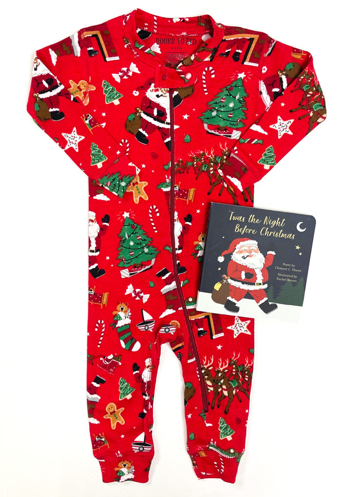 BOOKS TO BED: 'TWAS THE NIGHT BEFORE CHRISTMAS PJ ONESIE