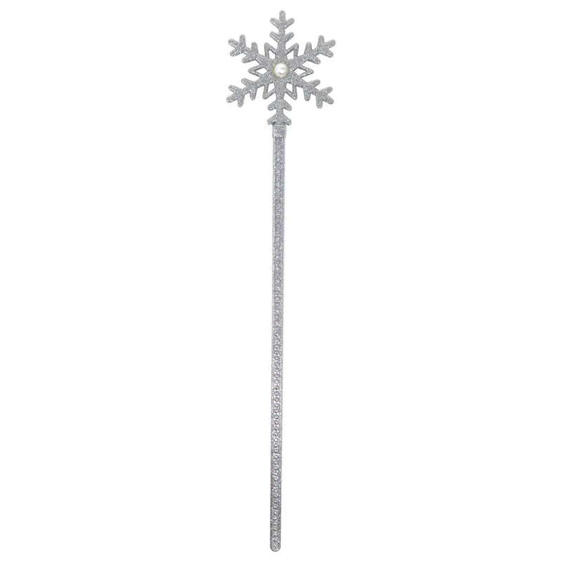 PINK POPPY: SILVER WISH SNOWFLAKE WAND