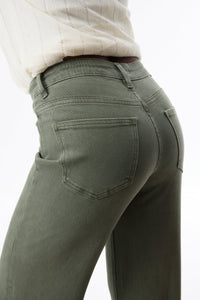 BAYEAS: ALSA MID RISE WIDE LEG JEANS - INITIA