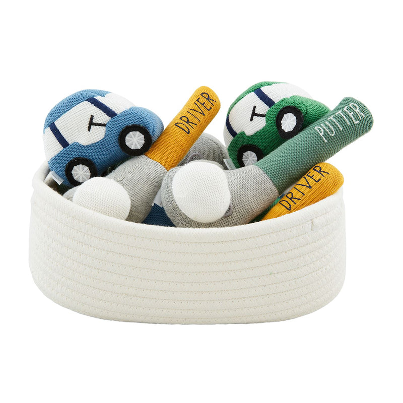 MUD PIE: KNIT GOLF RATTLES