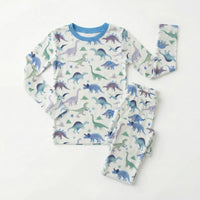 BESTAROO: DINO DAYDREAM LONG SLEEVE PAJAMA SET