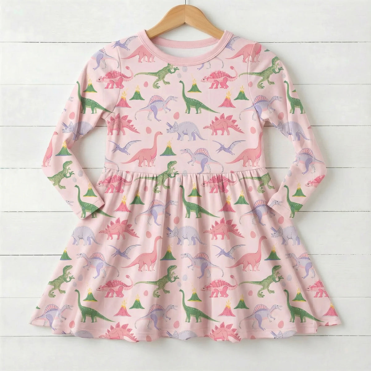 BESTAROO: ROSY REX LONG SLEEVE DRESS
