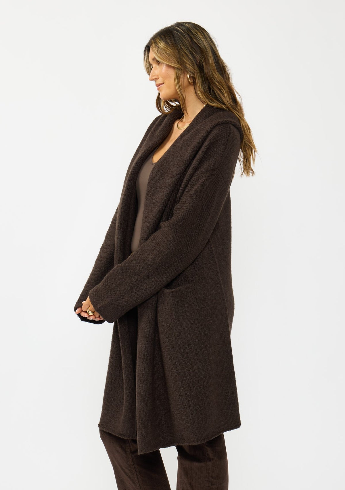 LOVESTITCH: WOMENS SOFT OVERSIZED COATIGAN