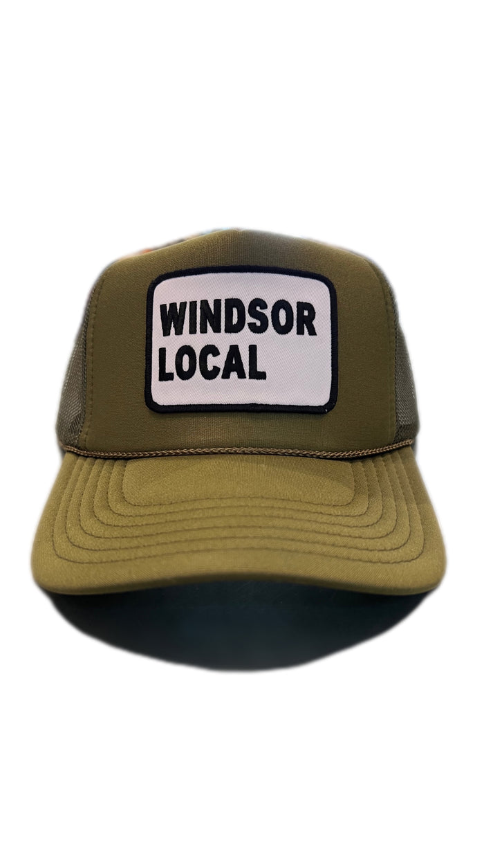 WINDSOR LOCAL TRUCKER HAT - OLIVE