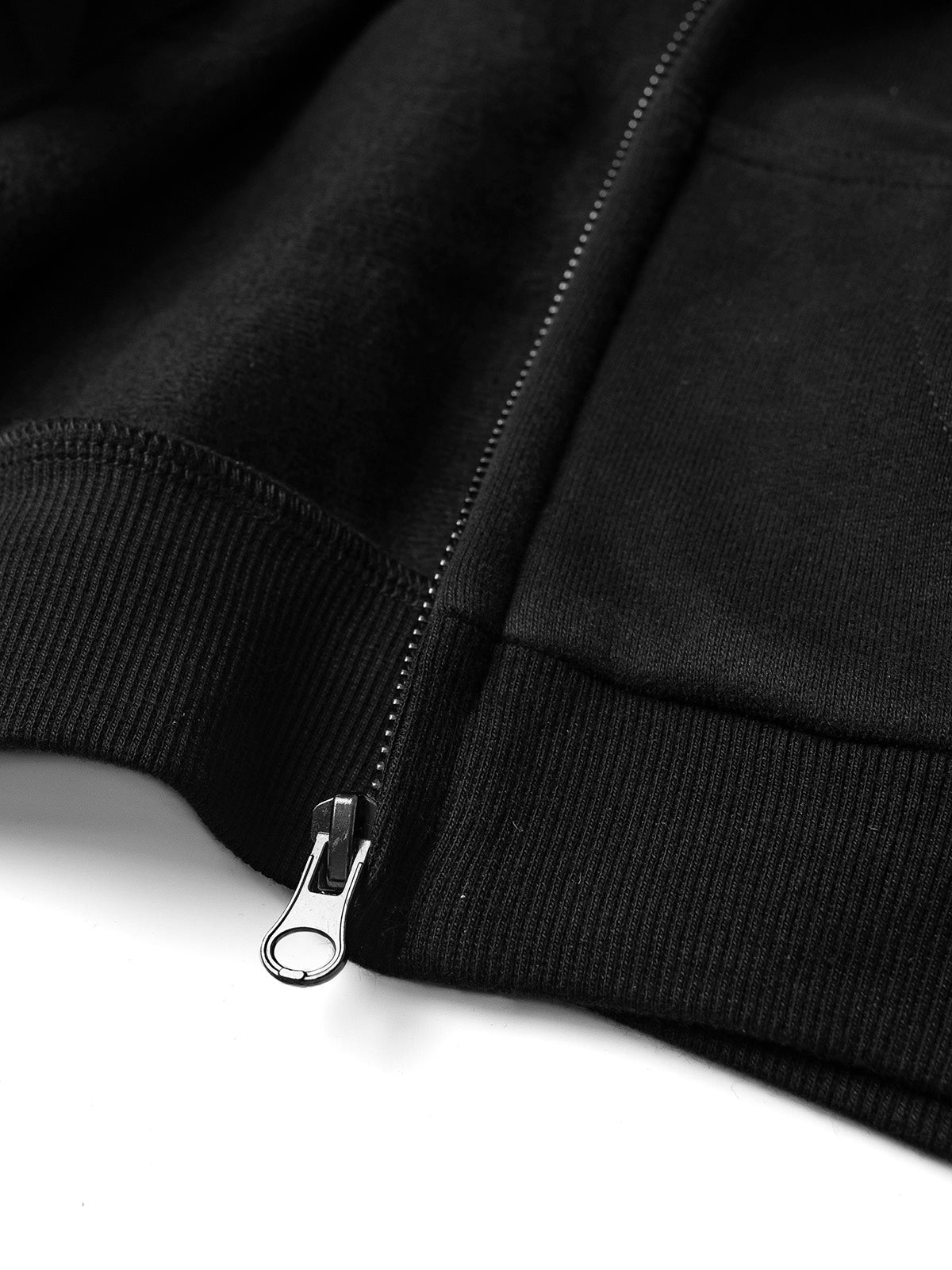 LITTLE BIPSY: CLASSIC ZIP HOODIE - BLACK