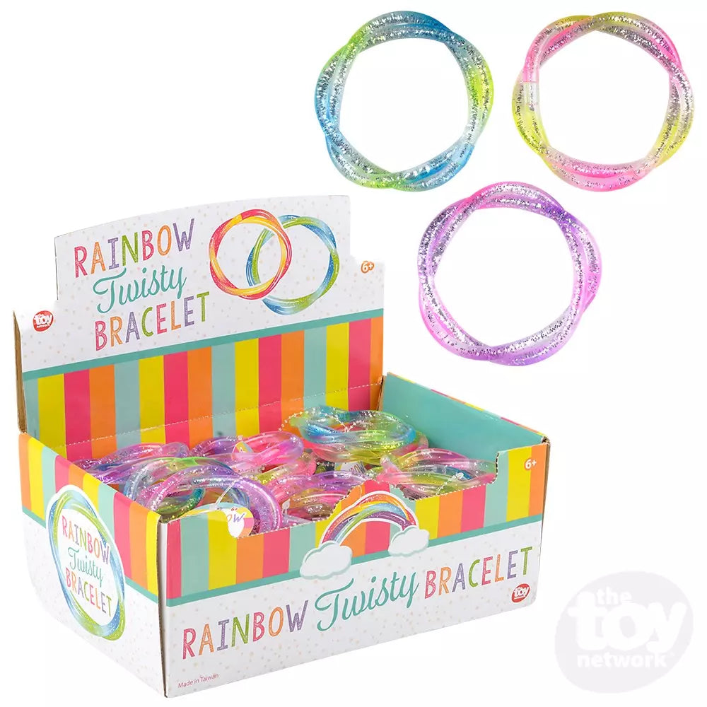 RAINBOW TWISTY BRACELETS (SET OF 2)