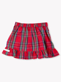 RUFFLE BUTTS: RUFFLE WRAP SKIRT - TIS THE SEASON PLAID