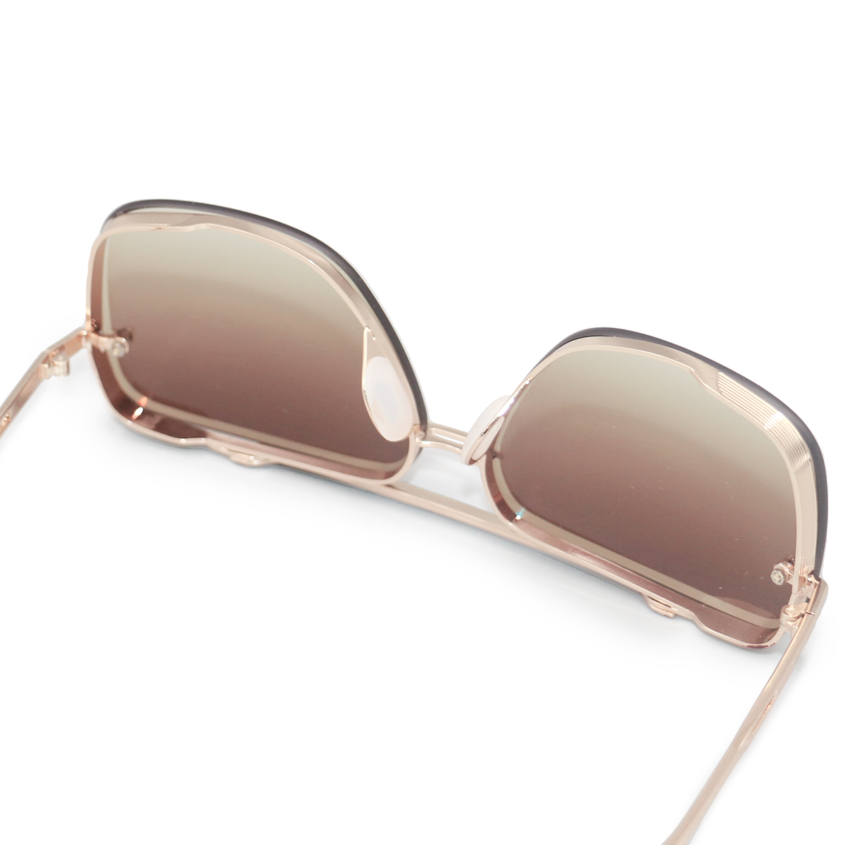TOPFOXX: SMALL BELLA COFFEE - TANGLE FREE AVIATOR SUNGLASSES