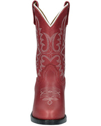 SMOKY MOUNTAIN BOOTS: YOUTH GIRLS' DENVER COWBOY BOOTS - FADED RED
